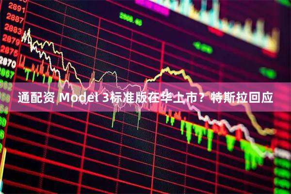 通配资 Model 3标准版在华上市？特斯拉回应
